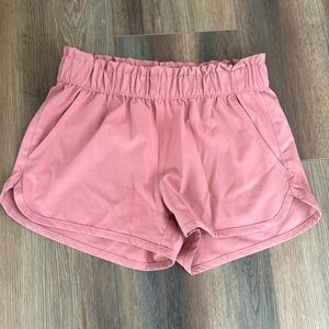 Rust Pink Sports Shorts